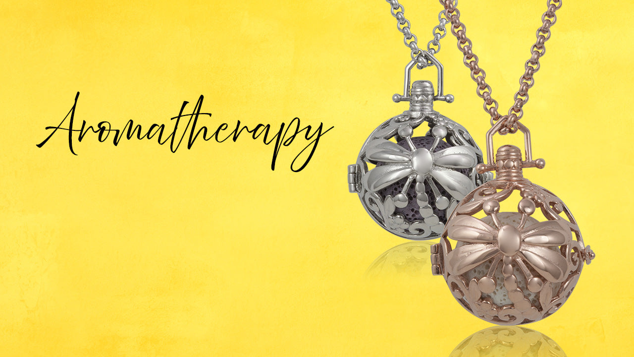 Aromatherapy essential oil diffuser jewelry