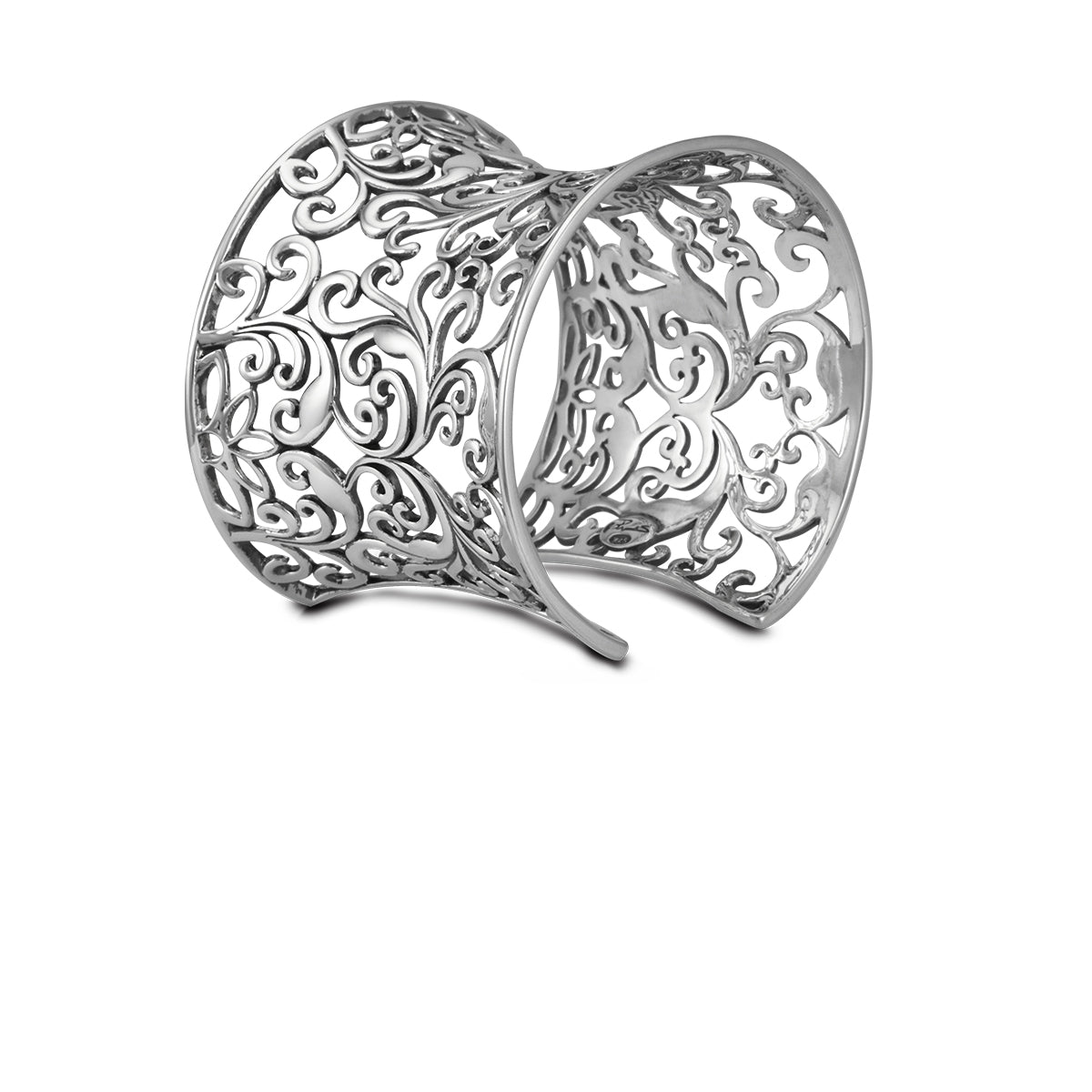 bold sterling silver cuff bracelet