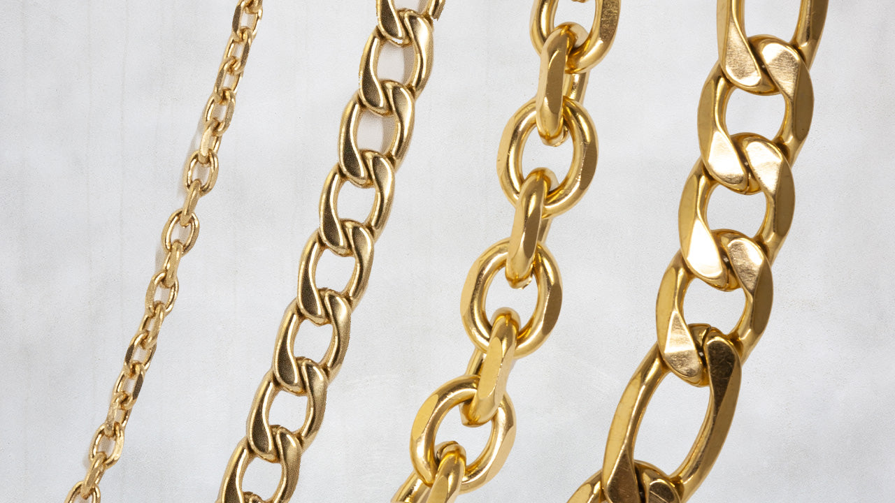 Gold Dipped Stainless Steel Chain