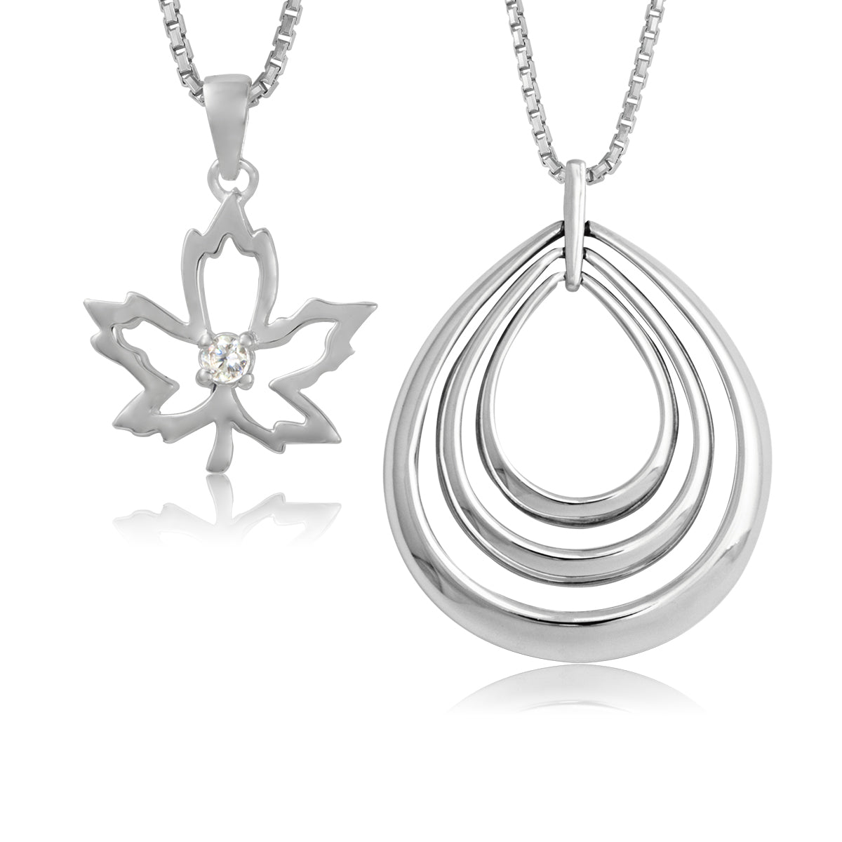 Silver necklaces for women