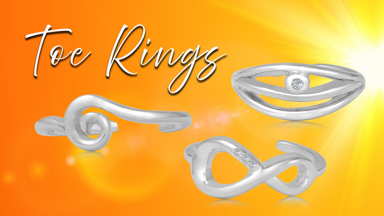 Sterling silver toe rings