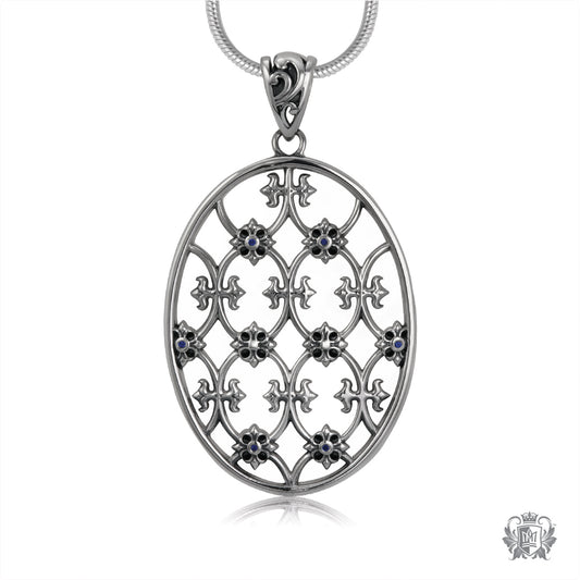Parisian Necklace with Sapphire Accents