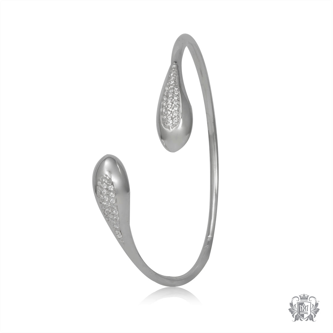 Pavé Drop Bypass Bangle