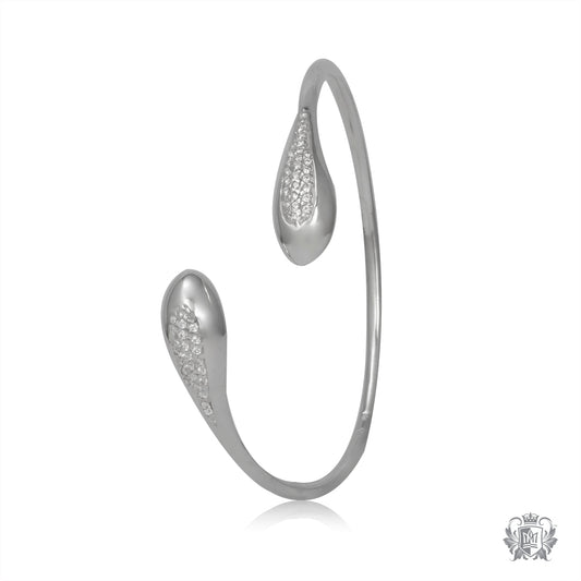 Pavé Drop Bypass Bangle