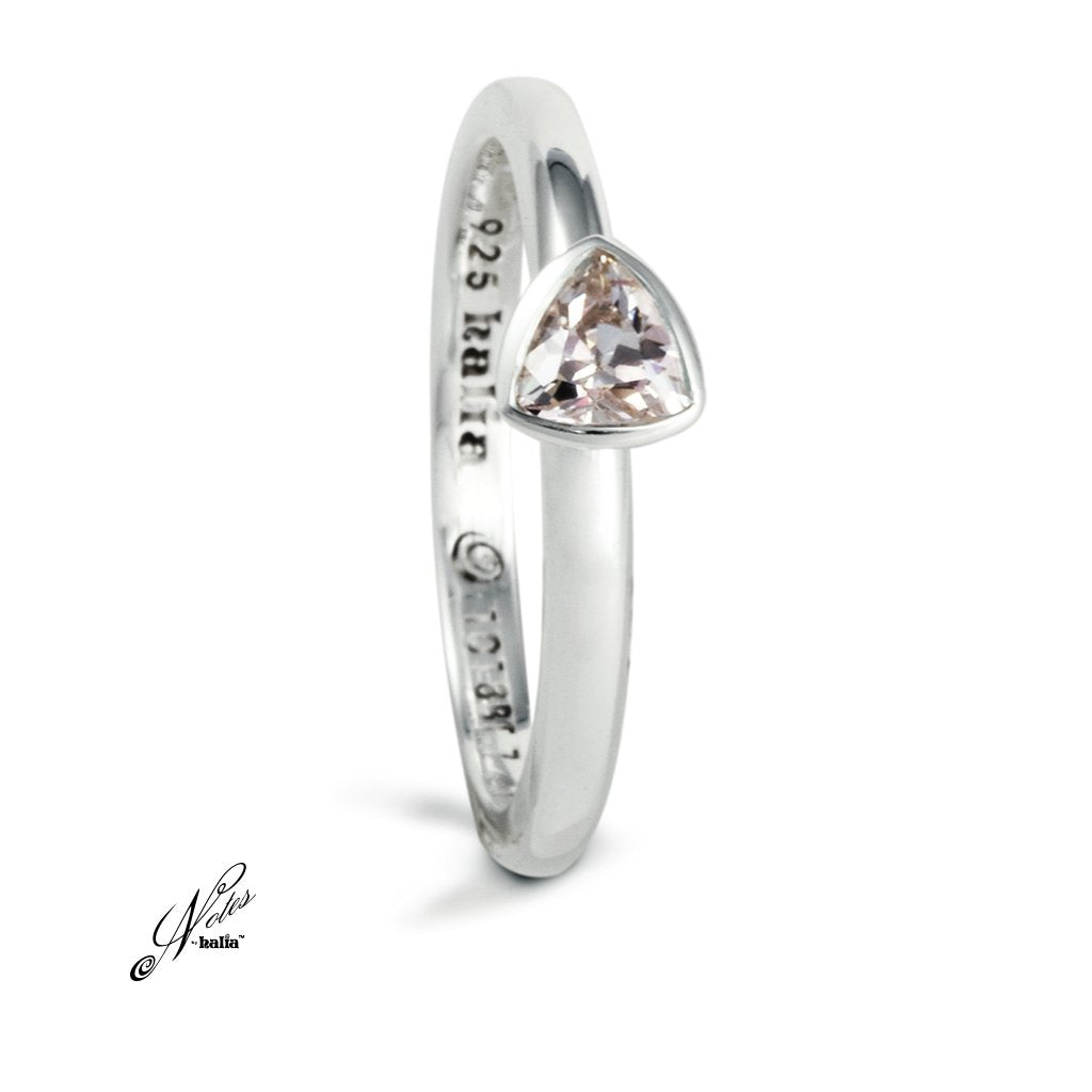 Radiant Grace Stacking Ring - Cubic