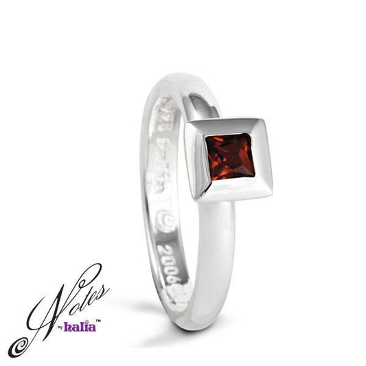 Shopping Spree Stacking Ring - Garnet, Cubic - Metalsmiths Sterling‰̣ۡå¢ Canada