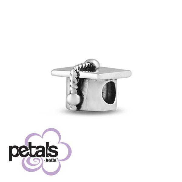 First Graduation - Petals Sterling Silver Charm