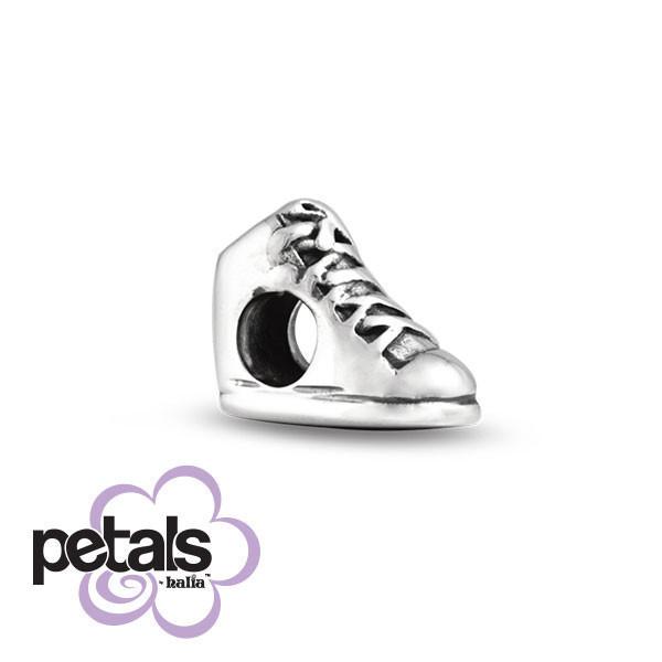 Laced Up Tight - Petals Sterling Silver Charm