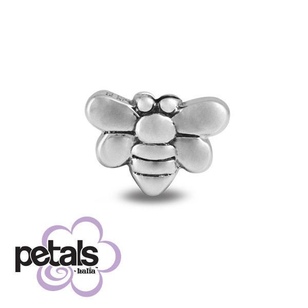 Honeybee Queen - Petals Sterling Silver Charm