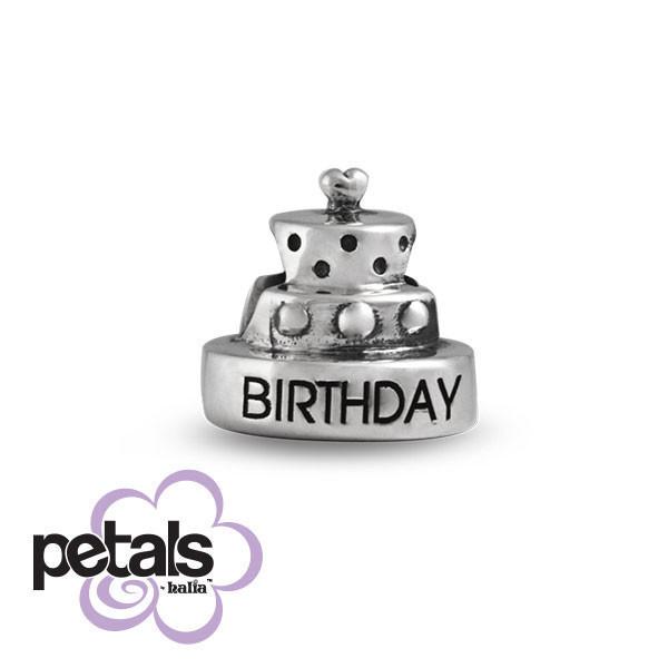 Bestest Birthday - Petals Sterling Silver Charm