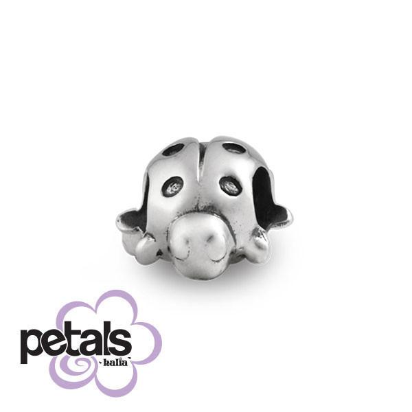 Lazy Ladybug - Petals Sterling Silver Charm