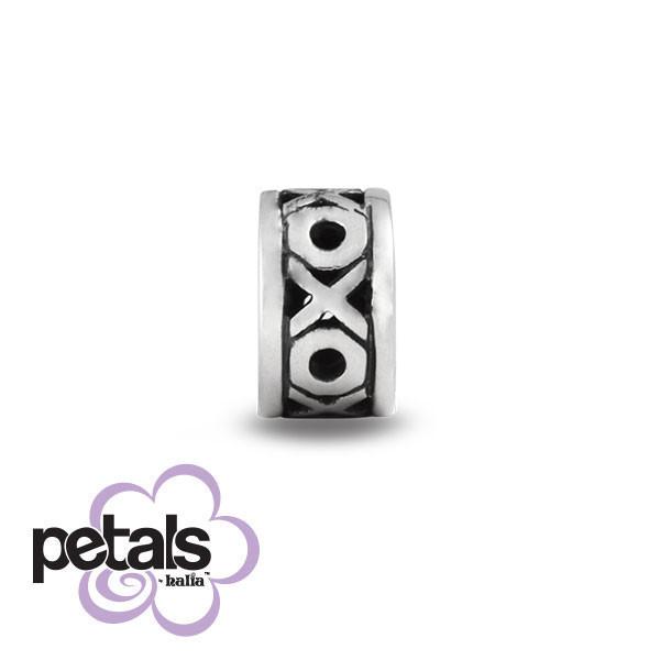 Hugs & Kisses Forever - Petals Sterling Silver Charm