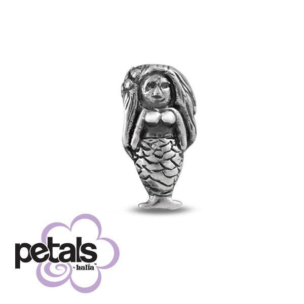 Littlest Mermaid - Petals Sterling Silver Charm