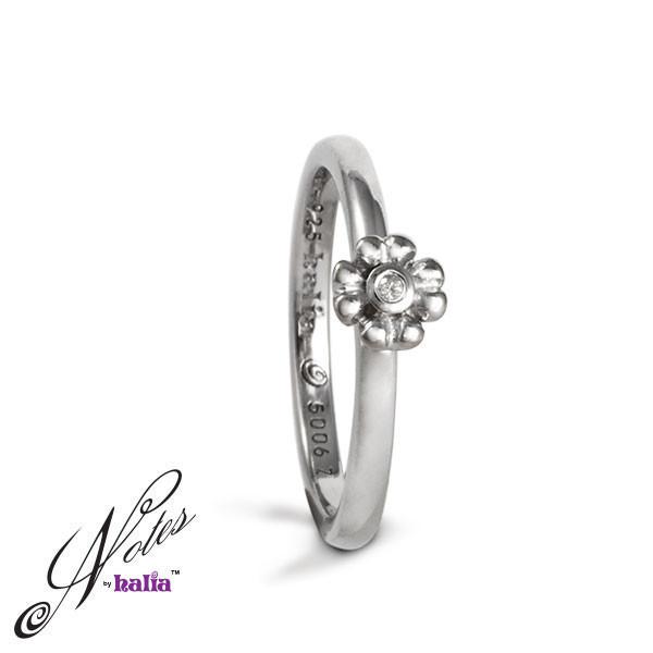 First Bloom Diamond Stacking Ring - Metalsmiths Sterling‰̣ۡå¢ Canada