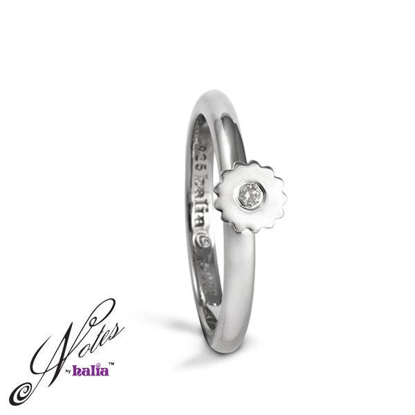 Startling Sunflower Diamond Stacking Ring - Metalsmiths Sterling‰̣ۡå¢ Canada