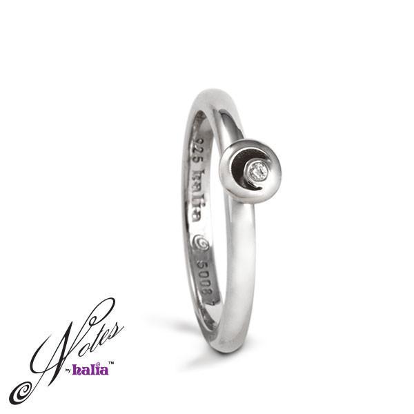 Twilight Promise Diamond Stacking Ring - Metalsmiths Sterling‰̣ۡå¢ Canada