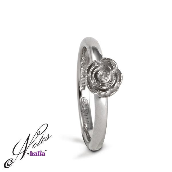 Rose Parade Diamond Stacking Ring - Metalsmiths Sterling‰̣ۡå¢ Canada