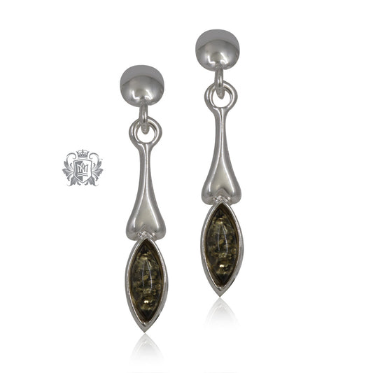 Amber Marquise Drop Earrings
