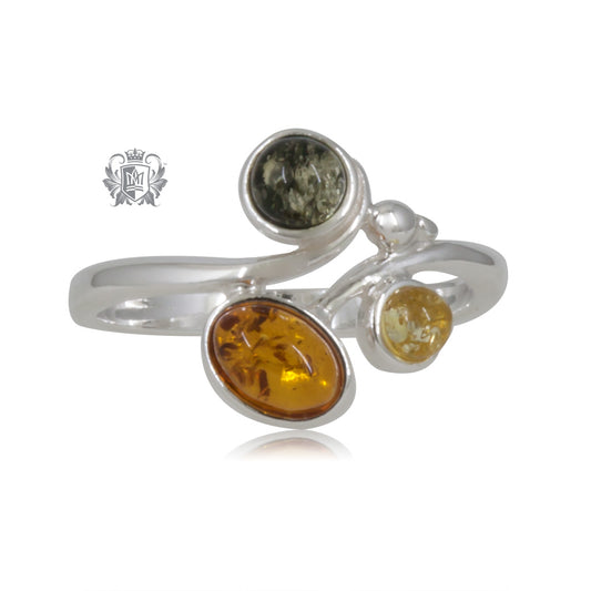 Triple Amber Ring