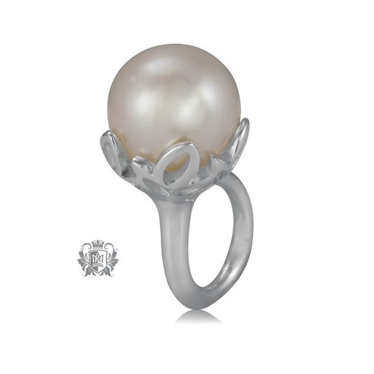 White Pearl Embrace Charm