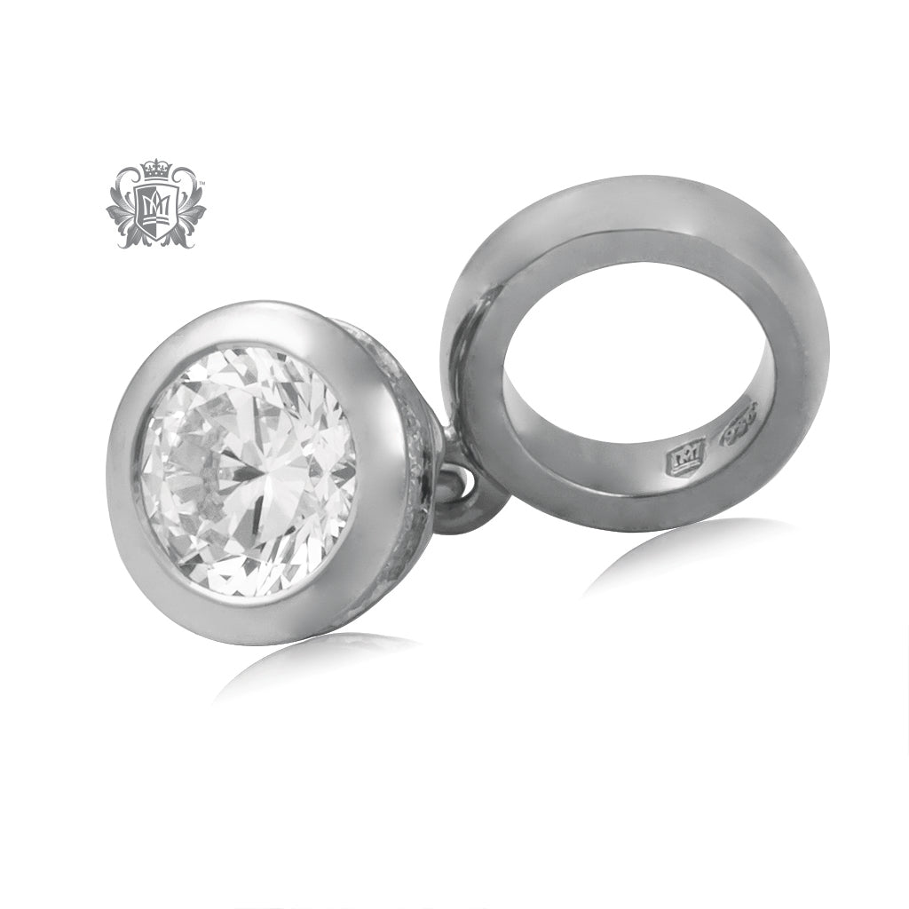 Cubic Domed Dangling Embrace Charm