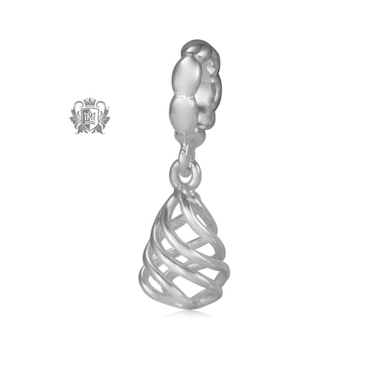 Twisted Drop Dangling Embrace Charm