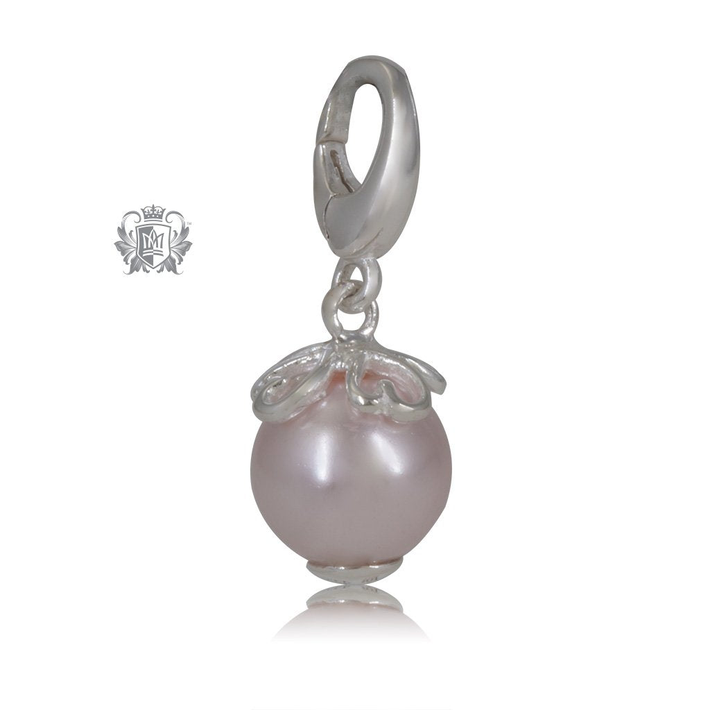 Hearts Abound Black Pearl Charm Metalsmiths Sterling Silver