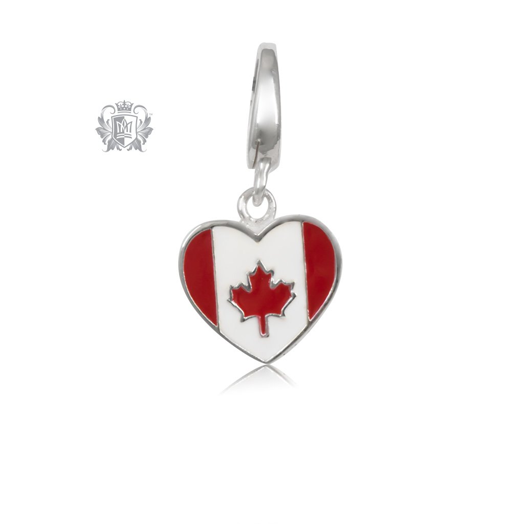 Love Canada Enamel Charm