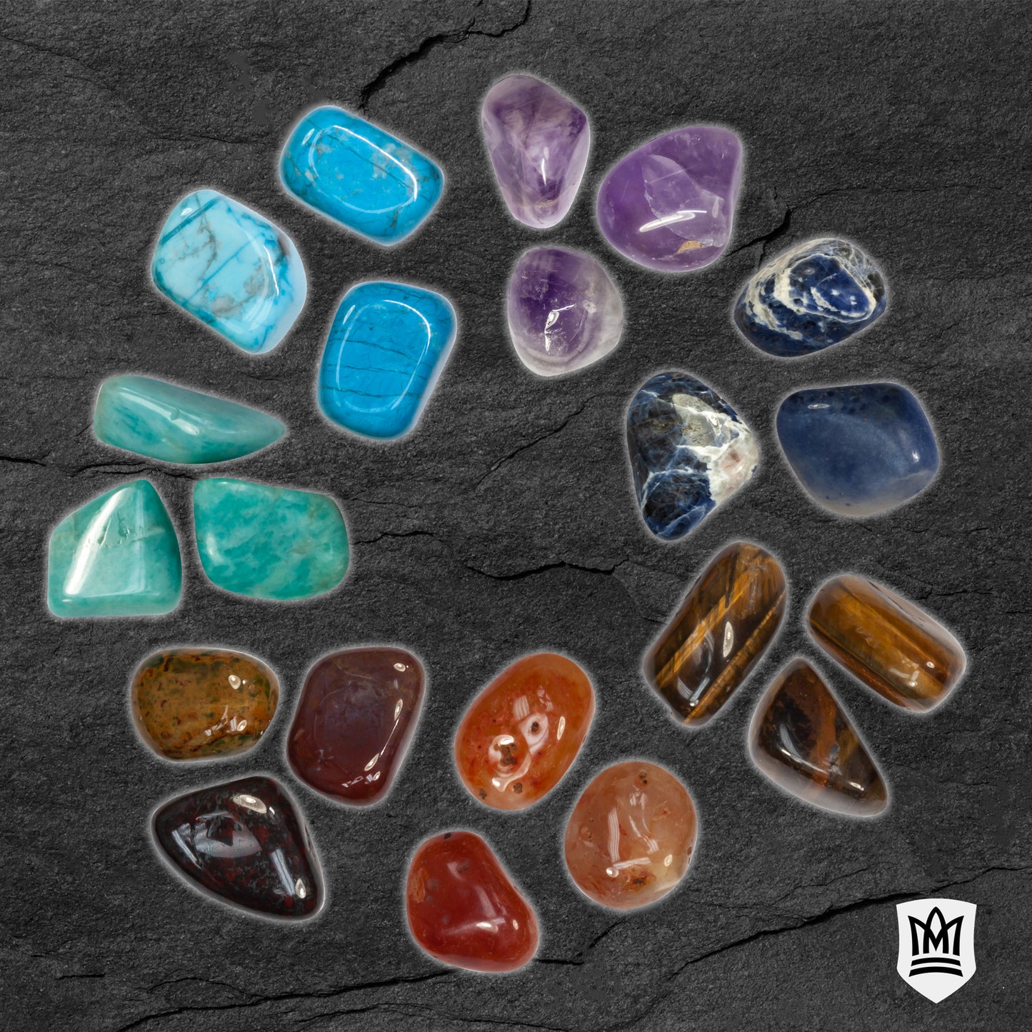 Chakra Healing Stone Set