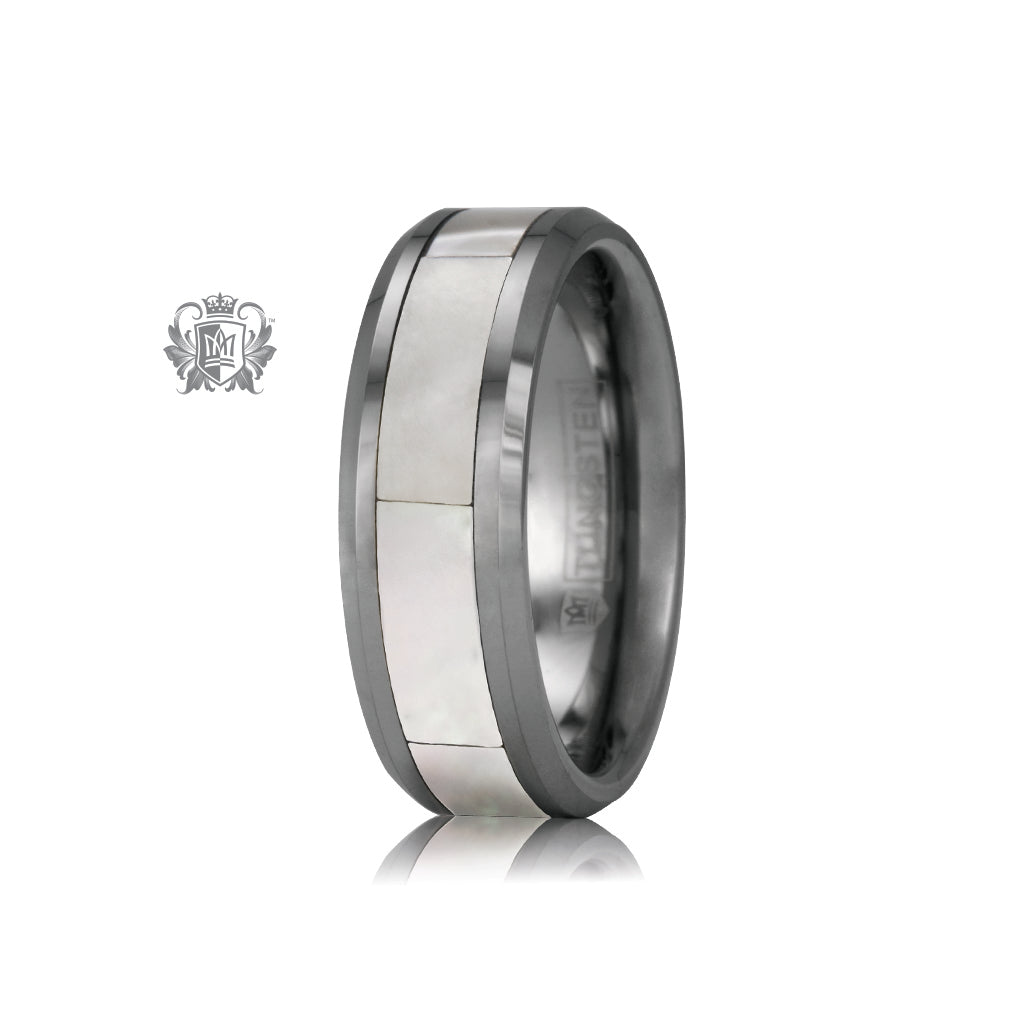 Tungsten 8mm Inlaid Band