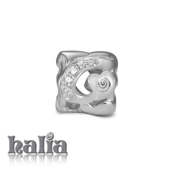 Letter C -  Sterling Silver with Gemstones