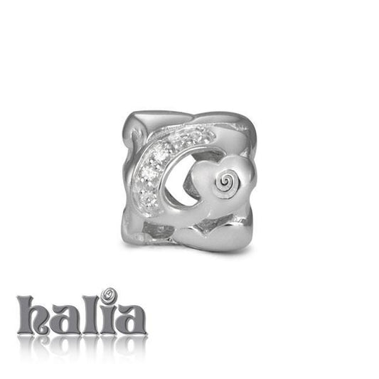 Letter C -  Sterling Silver with Gemstones