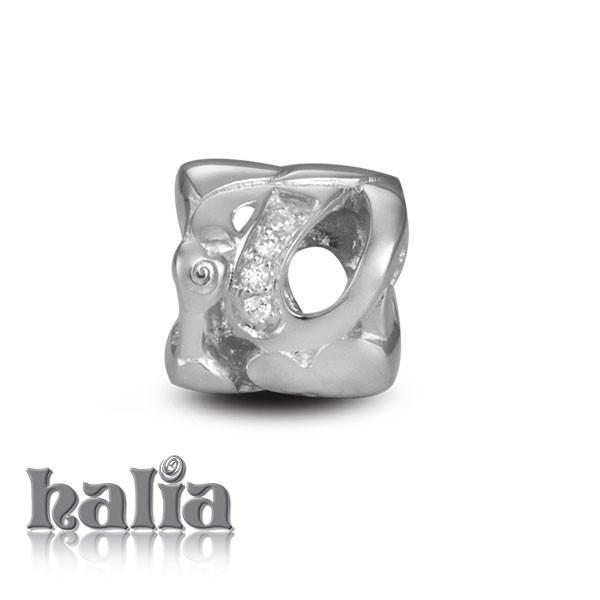 Letter U - Sterling Silver with Gemstones