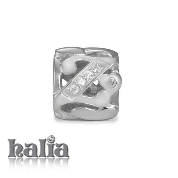 Letter Z - Sterling Silver with Gemstones