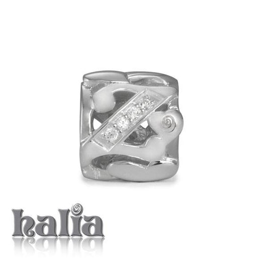 Letter Z -  Sterling Silver with Gemstones