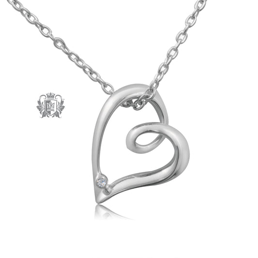 Looped Heart Pendant