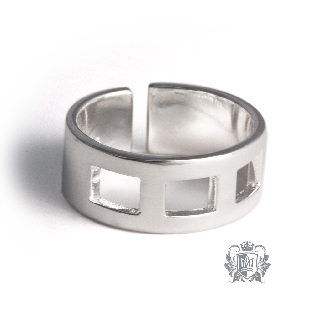 Square Pattern Toe Ring - Metalsmiths Sterling䋢 Canada
