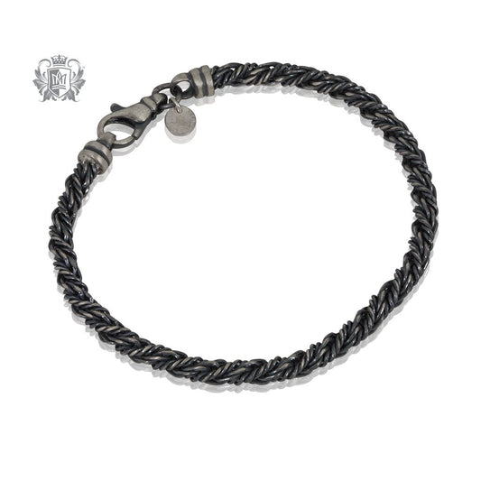 Street Finish Twisted Rover Link Bracelet