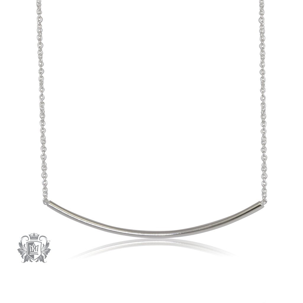 Curved Bar Necklace – Metalsmiths Sterling
