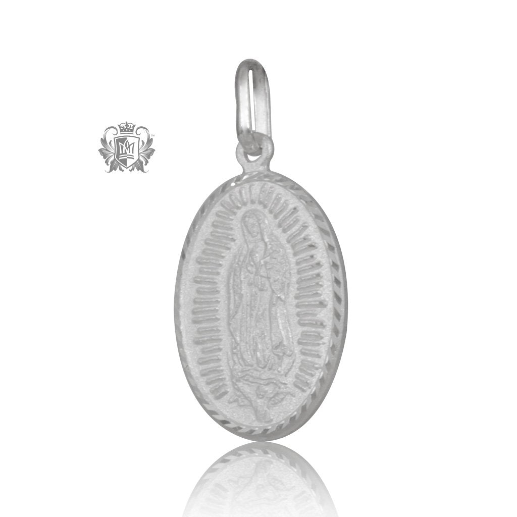 Blessed Virgin Mary Medallion – Metalsmiths Sterling - Main Image