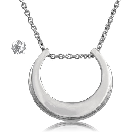 Hammered Horseshoe Pendant