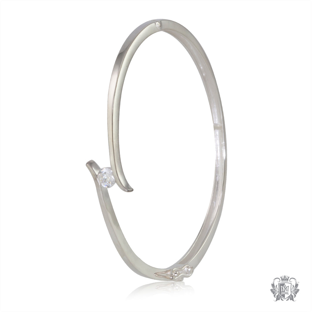 CZ Bypass Bangle