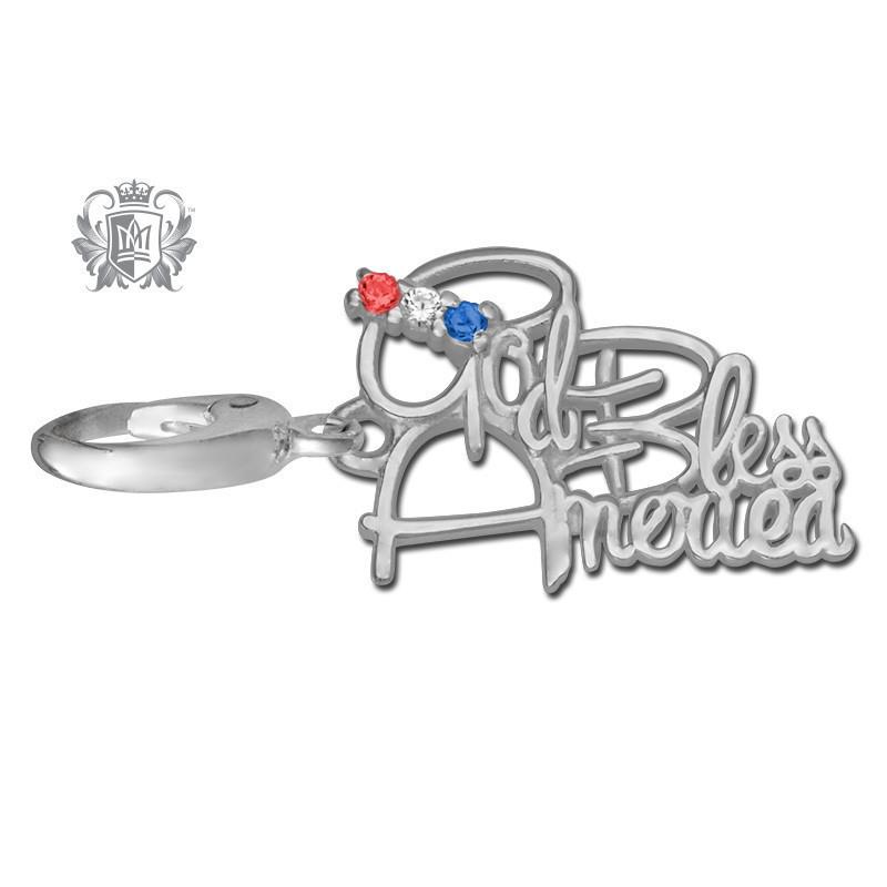 God Bless America Charm - Charm