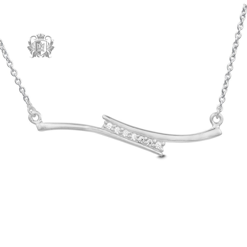 Squared Bypass Cubic Necklace - Metalsmiths Sterling‚Ñ¢ Canada