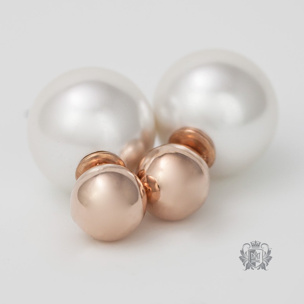 Polished Double Stud Earrings - Metalsmiths Sterling‚Ñ¢ Canada