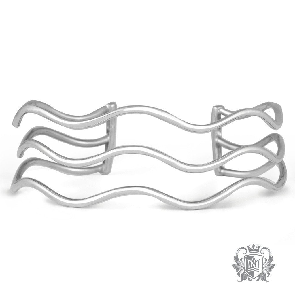 Triple Wave Cuff Bangle - Metalsmiths Sterling‚Ñ¢ Canada