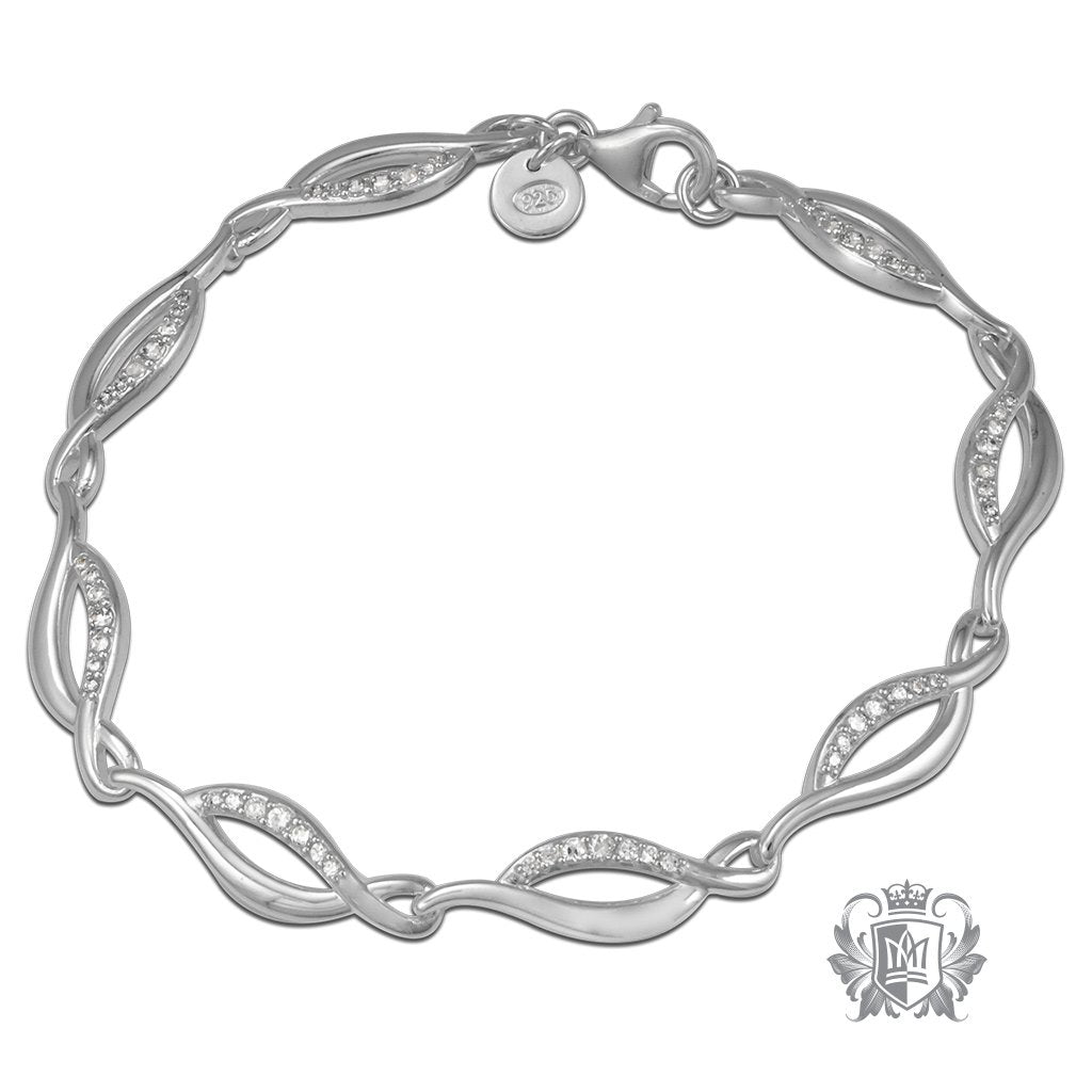 Oval Flow Link Bracelet