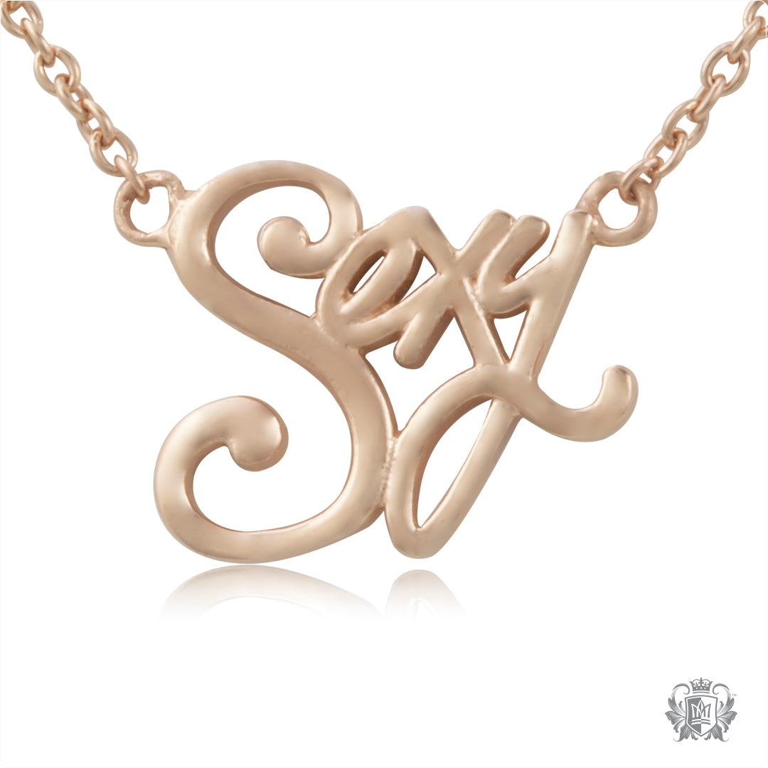 Rose Gold Dipped Sexy Pendant