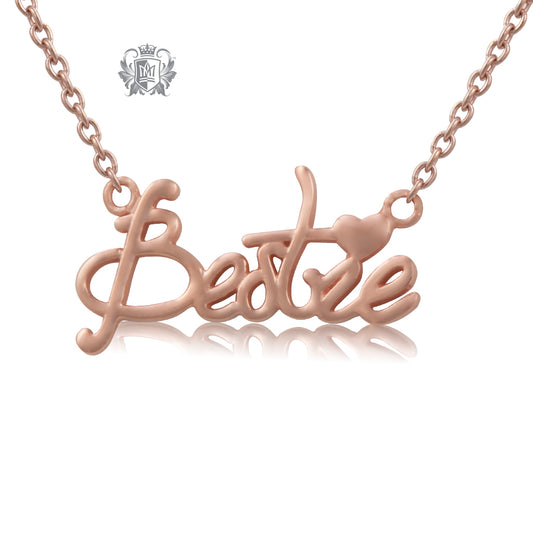 Rose Gold Dipped Bestie Pendant