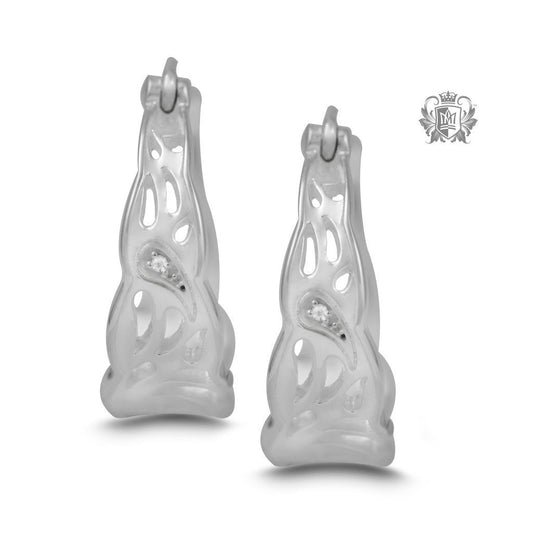 Wave Scroll Paisley Earrings - Metalsmiths Sterling䋢 Canada